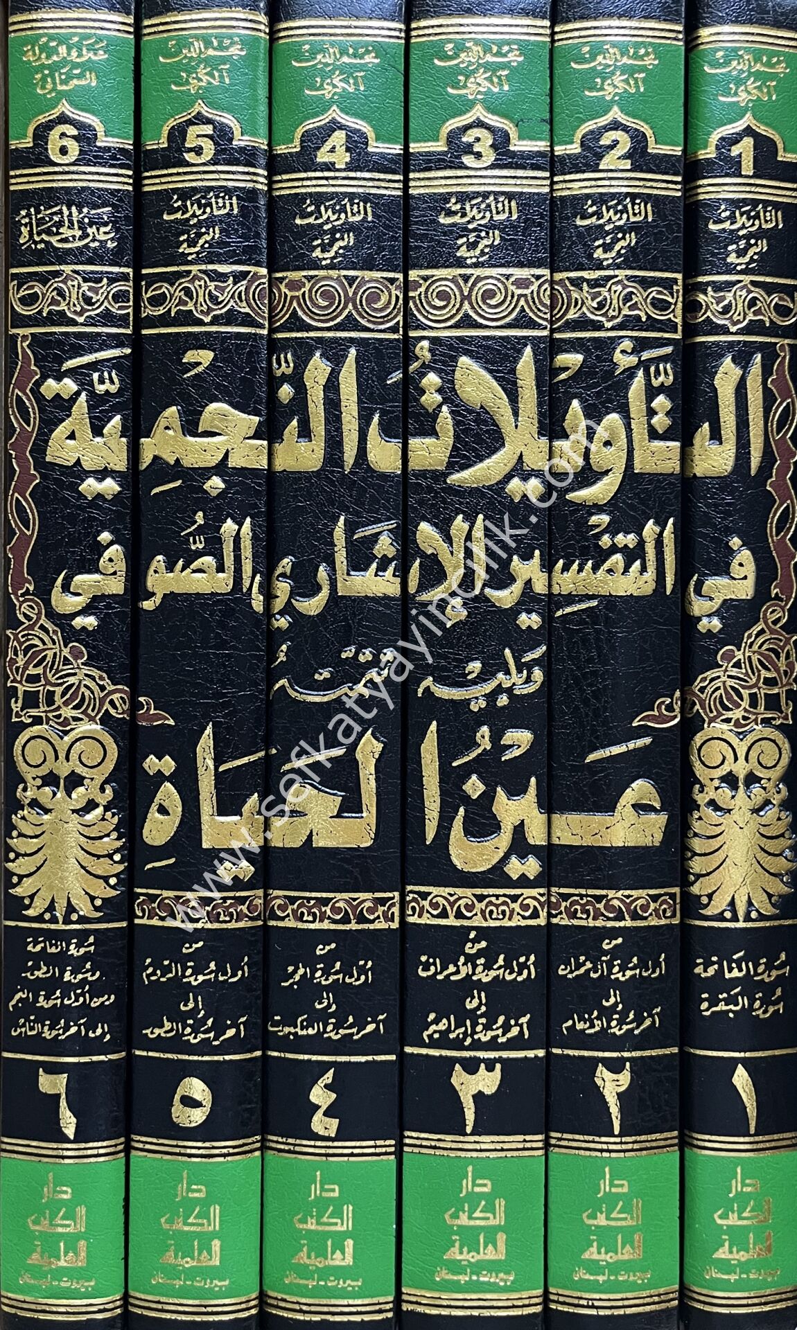 Et Tevilatun Necmiyye Fi Et Tefsirul İşari Es Sufi ve yeliyhi Tetimmetu Aynel Hayat 1-6 / التأويلات النجمية في التفسير الإشاري الصوفي ١-٦ ويليه  تتمته عين الحياة